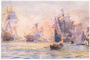 「紳士の冒険者-スペイン人1591、1915によってキャプチャされた復讐の終わり